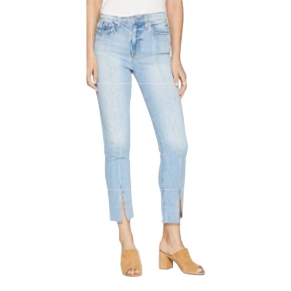 Hudson Zoeey HighRise Crop Extreme Straight Jeans Size 32 - Picture 1 of 10
